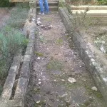 Green Man Gardens Landscape Gardening before levelling