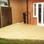Decking Soft Wood FSC Installation AFTER