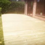 Soft Wood Decking Curved Staunton Forest of Dean